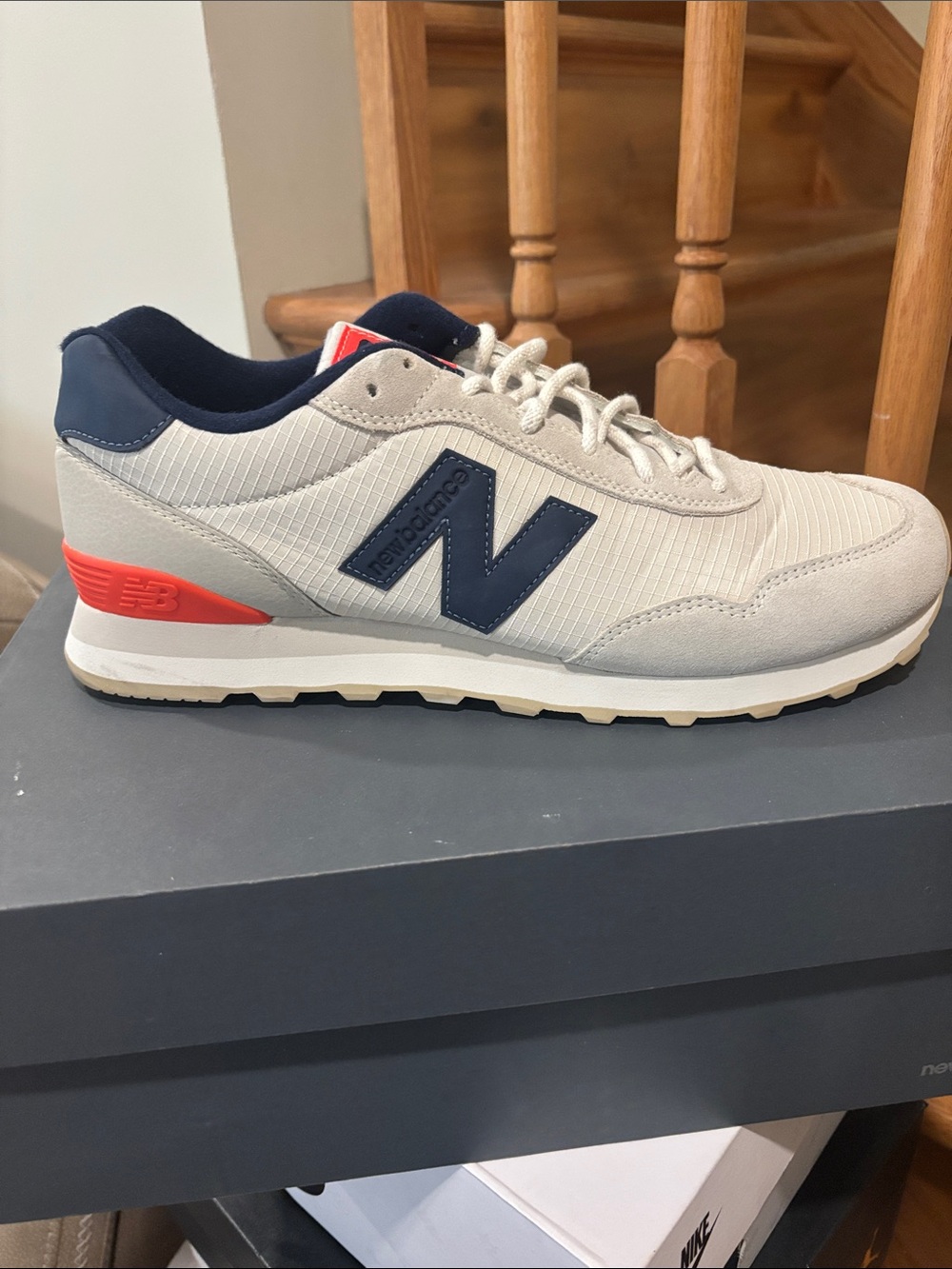 New Balance Men's 515 Sneakers in Rain Cloud/Navy